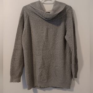 Women's  Urban Heritage Gray Cowl Neck Knit Sweater.